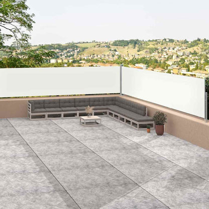 Tenda Laterale Retrattile Crema 117x1200 cm - homemem39