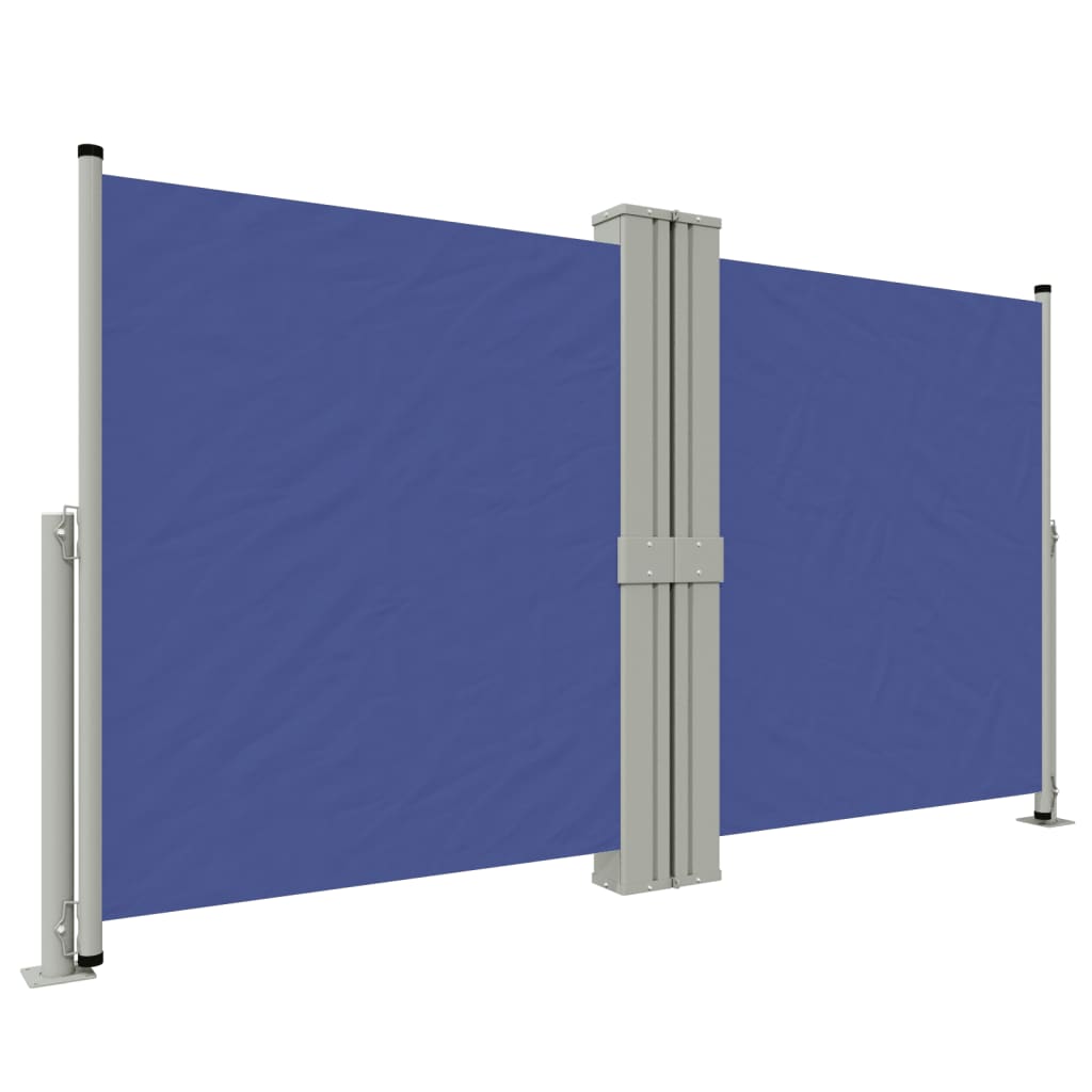 Tenda Laterale Retrattile Blu 140x1200 cm - homemem39