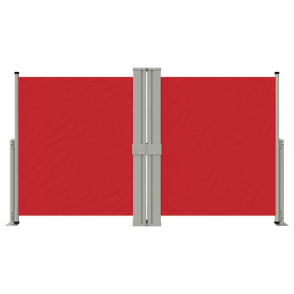 Tenda Laterale Retrattile Rossa 140x1200 cm - homemem39