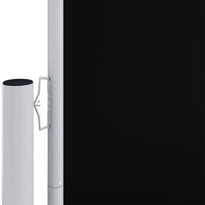 Tenda da Sole Laterale Retrattile Nera 160x1200 cm - homemem39