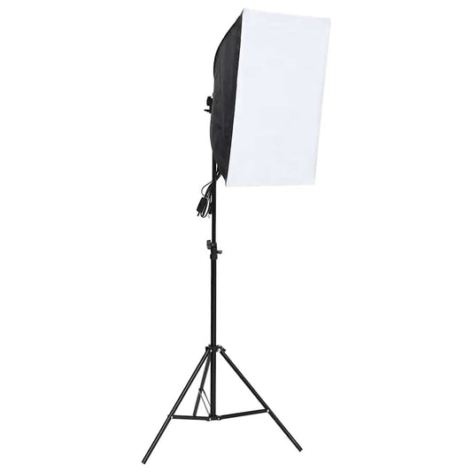 Kit di Illuminazione da Studio con Fondali e Softbox - homemem39