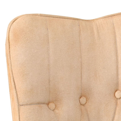 Sedia a Schienale Alto Crema in Tela - homemem39