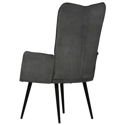 Sedia a Schienale Alto Nera in Tela - homemem39