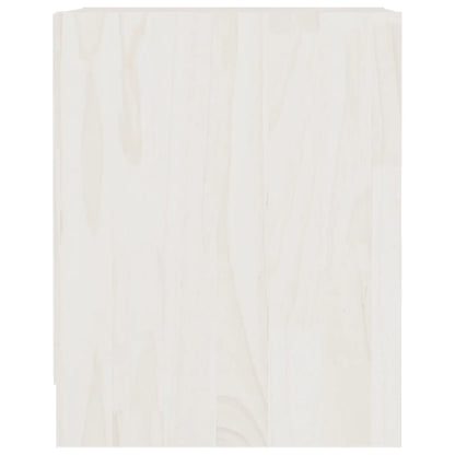 Comodini 2 pz Bianchi 35,5x33,5x41,5 cm Legno Massello di Pino - homemem39