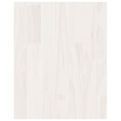 Mobile Porta TV Bianco 70x33x42 cm in Legno Massello di Pino - homemem39