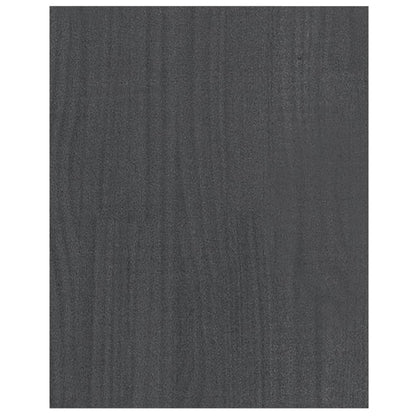 Mobile Porta TV Grigio 70x33x42 cm in Legno Massello di Pino - homemem39