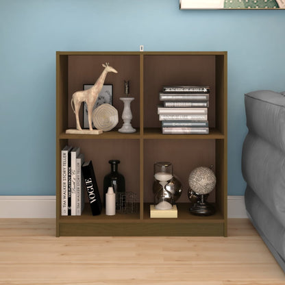 Credenza Marrone Ambra 70x33x76 cm in Legno Massello di Pino - homemem39