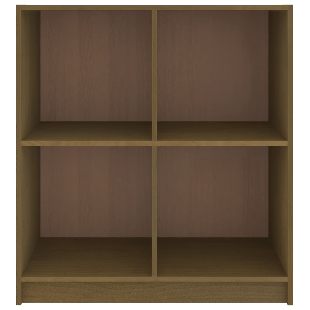 Credenza Marrone Ambra 70x33x76 cm in Legno Massello di Pino - homemem39