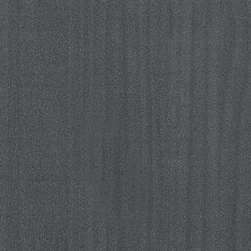 Mobile Porta TV Grigio 104x33x41 cm in Legno Massello di Pino - homemem39