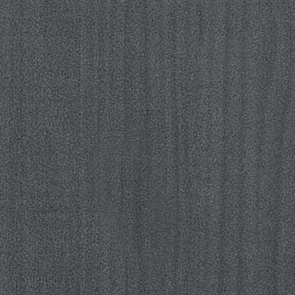 Mobile Porta TV Grigio 104x33x41 cm in Legno Massello di Pino - homemem39