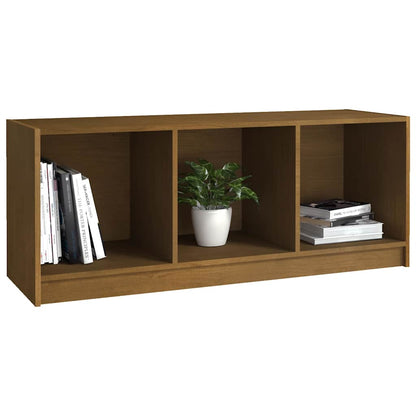Mobile Porta TV Marrone Ambra 104x33x41 cm in Legno di Pino