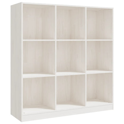 Libreria/Divisorio Bianco 104x33,5x110 cm in Massello di Pino | homemem39