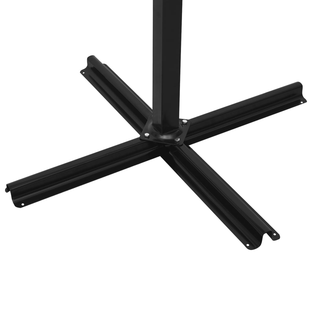Ombrellone a Sbalzo da Giardino Palo in Legno 400x300 cm Sabbia - homemem39