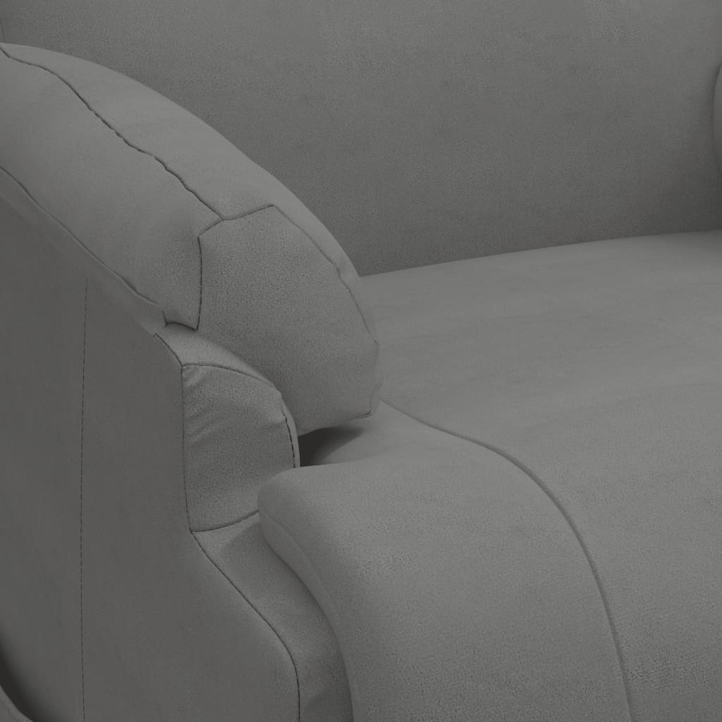 Poltrona Alzapersona Massaggiante Grigio Scuro in Scamosciato