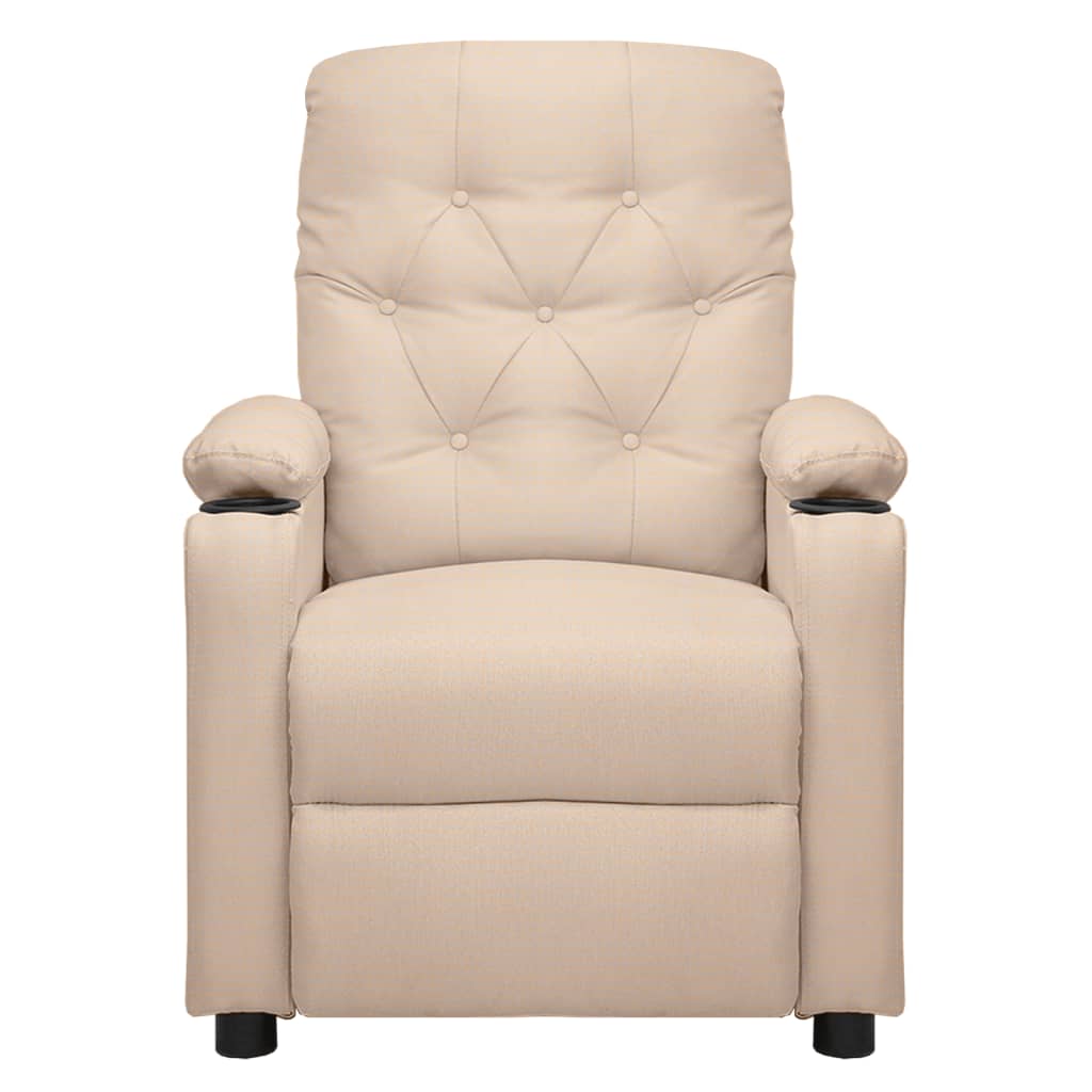 Poltrona Alzapersona Crema in Tessuto - homemem39