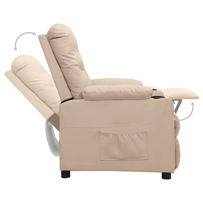 Poltrona Alzapersona Crema in Tessuto - homemem39