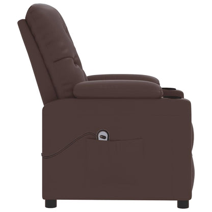 Poltrona Alzapersona Marrone in Similpelle - homemem39