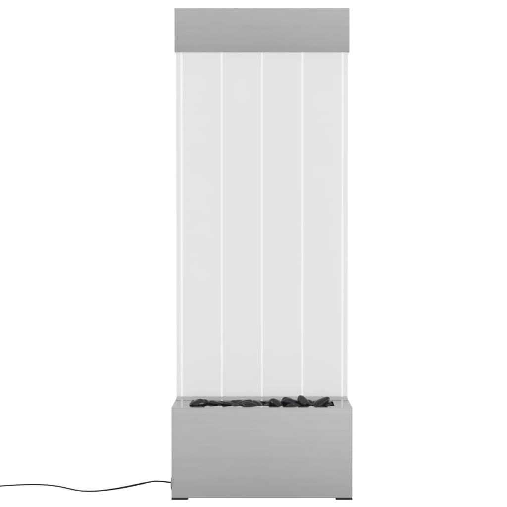 Colonna di Bolle con LED RGB Acciaio Inox e Acrilico 110 cm | homemem39