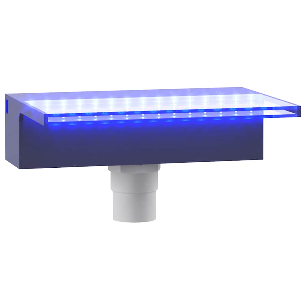 Sfioratore a Cascata con LED RGB Acrilico 30 cm | homemem39
