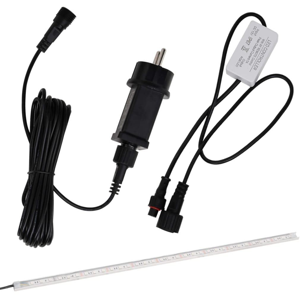 Sfioratore a Cascata con LED RGB Acrilico 45 cm | homemem39