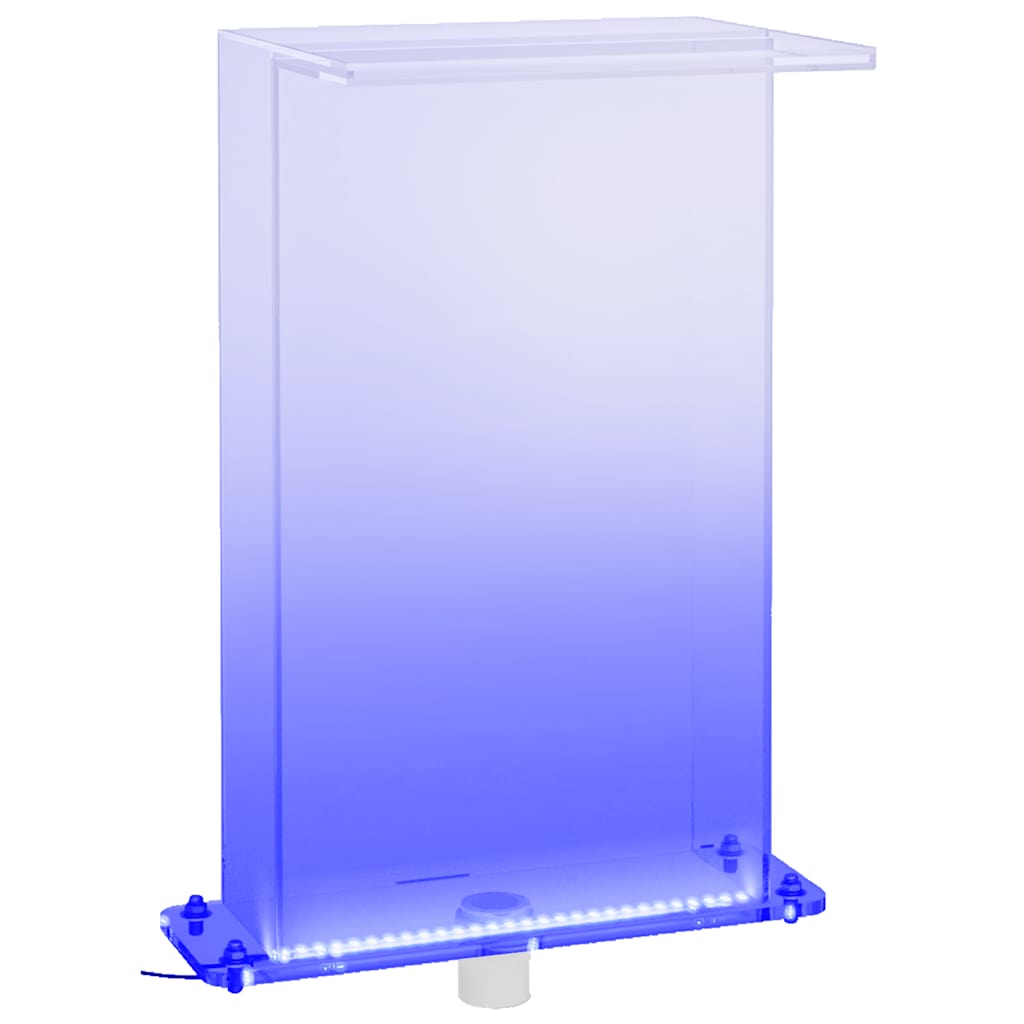 Fontana da Piscina con LED RGB in Acrilico 51 cm | homemem39
