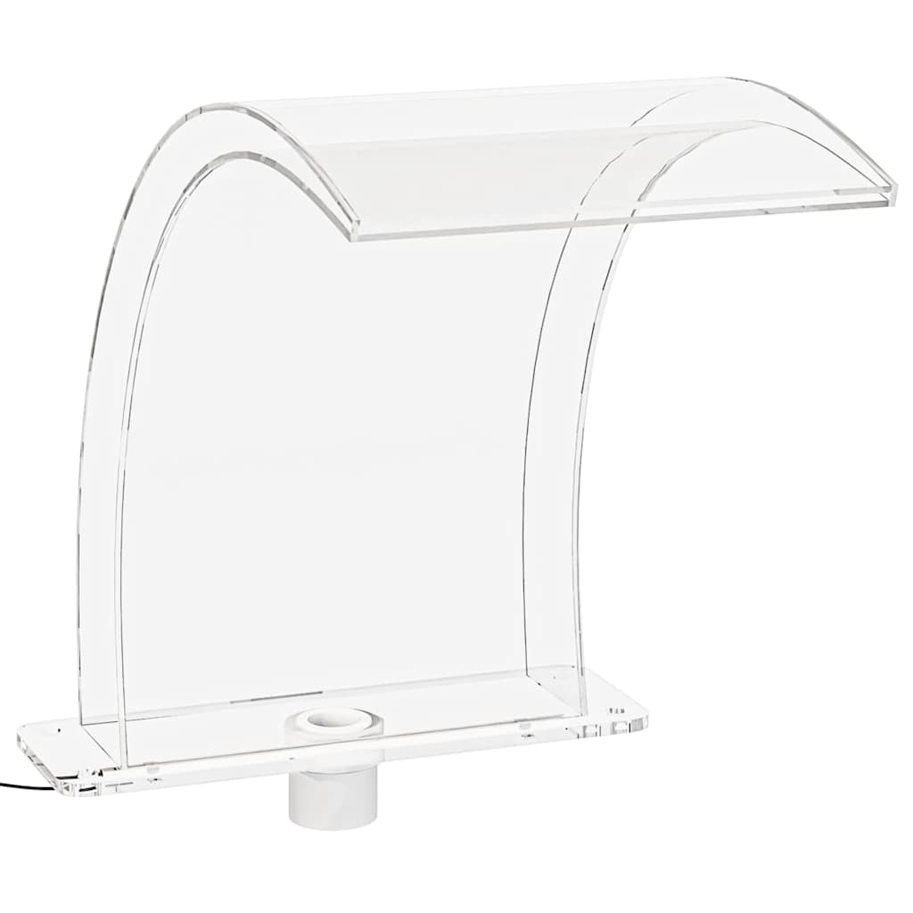 Fontana da Piscina con LED RGB in Acrilico 50 cm | homemem39