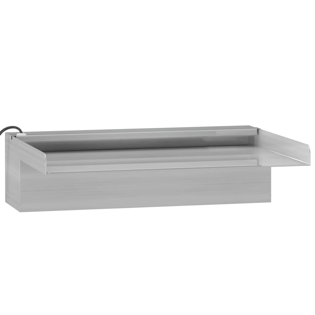 Sfioratore a Cascata con LED RGB Acciaio Inox 30 cm | homemem39
