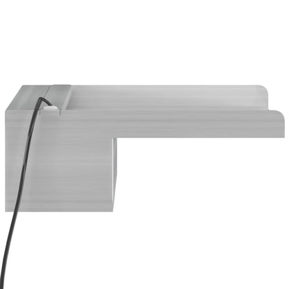 Sfioratore a Cascata con LED RGB Acciaio Inox 30 cm | homemem39