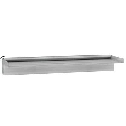 Sfioratore a Cascata con LED RGB Acciaio Inox 60 cm | homemem39