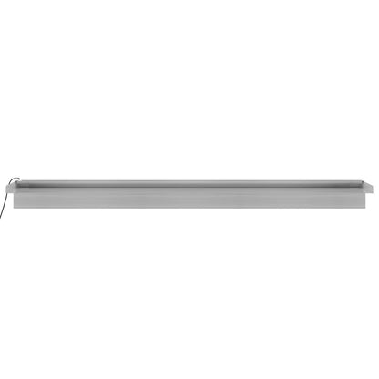 Sfioratore a Cascata con LED RGB Acciaio Inox 108 cm | homemem39