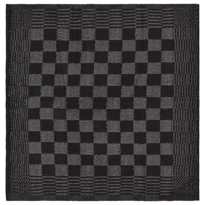 Set Strofinacci 10 pz in Cotone Nero e Grigio | homemem39