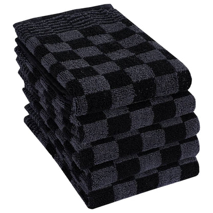 Set Strofinacci 20 pz in Cotone Nero e Grigio - homemem39