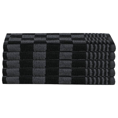 Set Strofinacci 20 pz in Cotone Nero e Grigio - homemem39