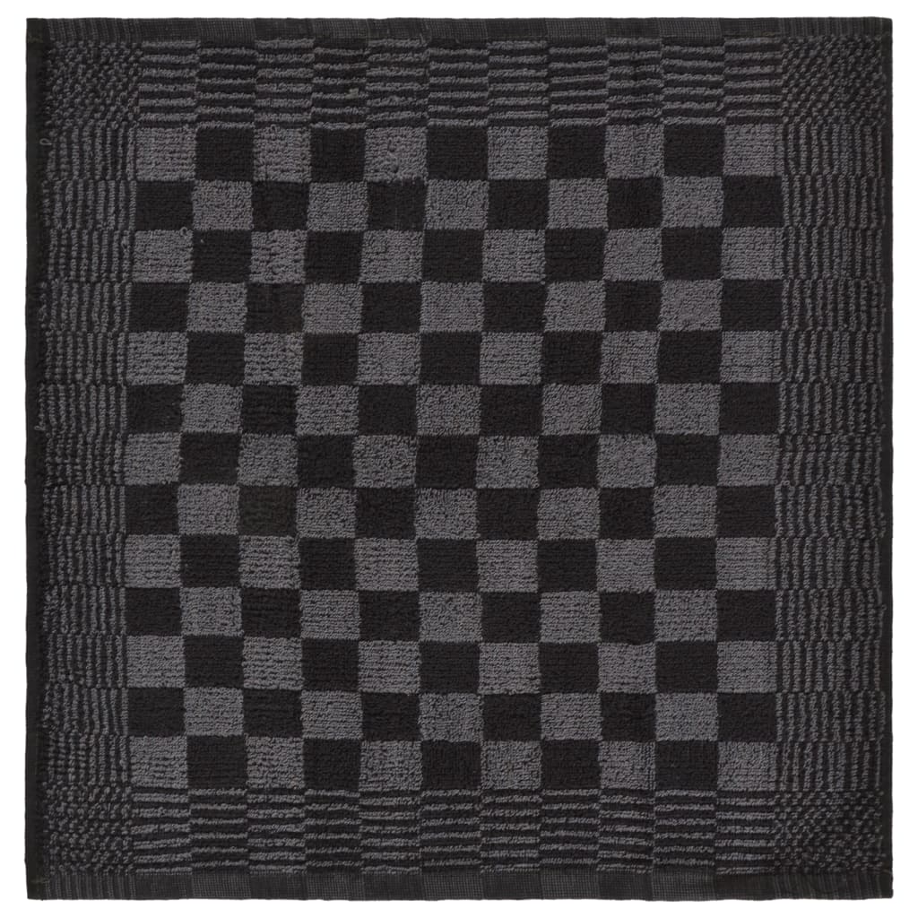 Set Strofinacci 20 pz in Cotone Nero e Grigio | homemem39