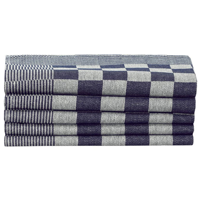 Set Strofinacci 10 pz in Cotone Blu e Bianco - homemem39