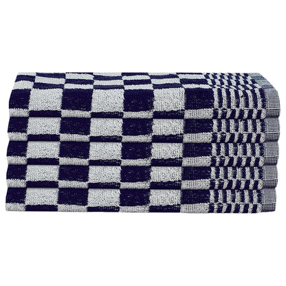 Set Strofinacci 10 pz in Cotone Blu e Bianco | homemem39