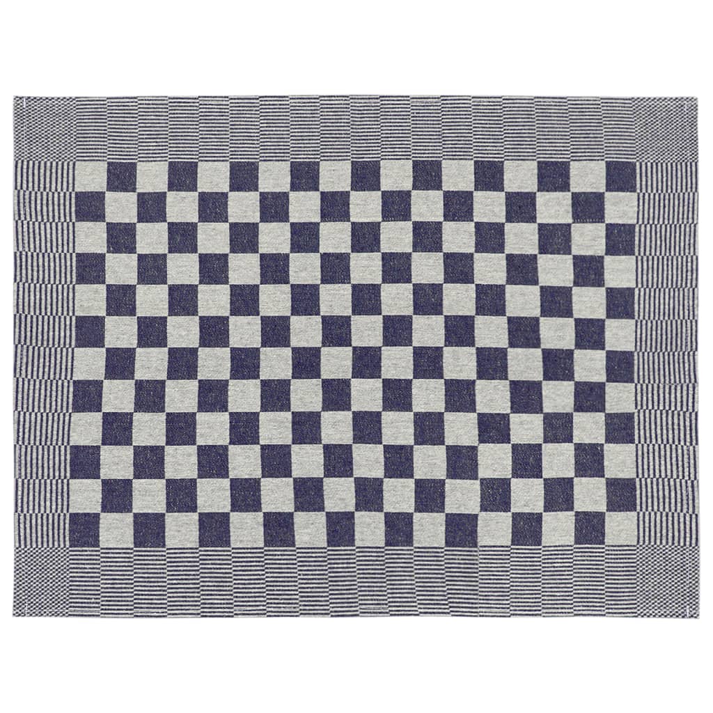 Set Strofinacci 10 pz in Cotone Blu e Bianco | homemem39