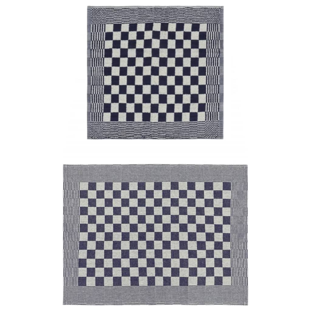 Set Strofinacci 20 pz in Cotone Blu e Bianco | homemem39