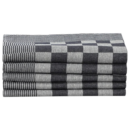 Set Strofinacci 10 pz in Cotone Nero e Bianco - homemem39