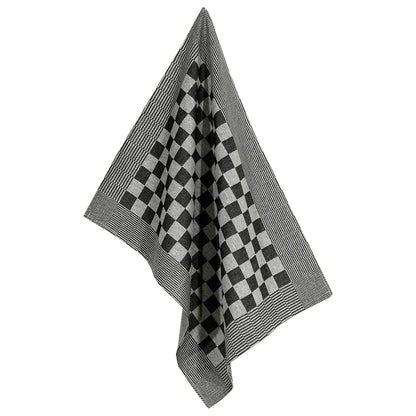 Set Strofinacci 10 pz in Cotone Nero e Bianco - homemem39