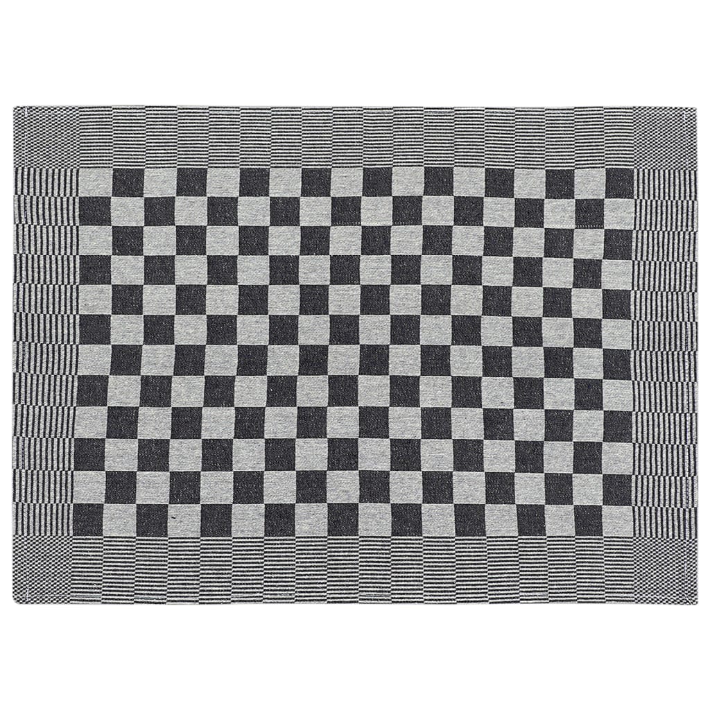 Set Strofinacci 10 pz in Cotone Nero e Bianco | homemem39
