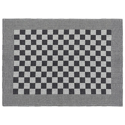 Set Strofinacci 10 pz in Cotone Nero e Bianco - homemem39