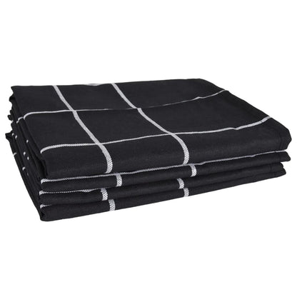 Set Strofinacci 12 pz in Cotone Nero - homemem39