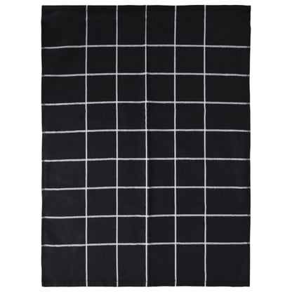 Set Strofinacci 12 pz in Cotone Nero - homemem39