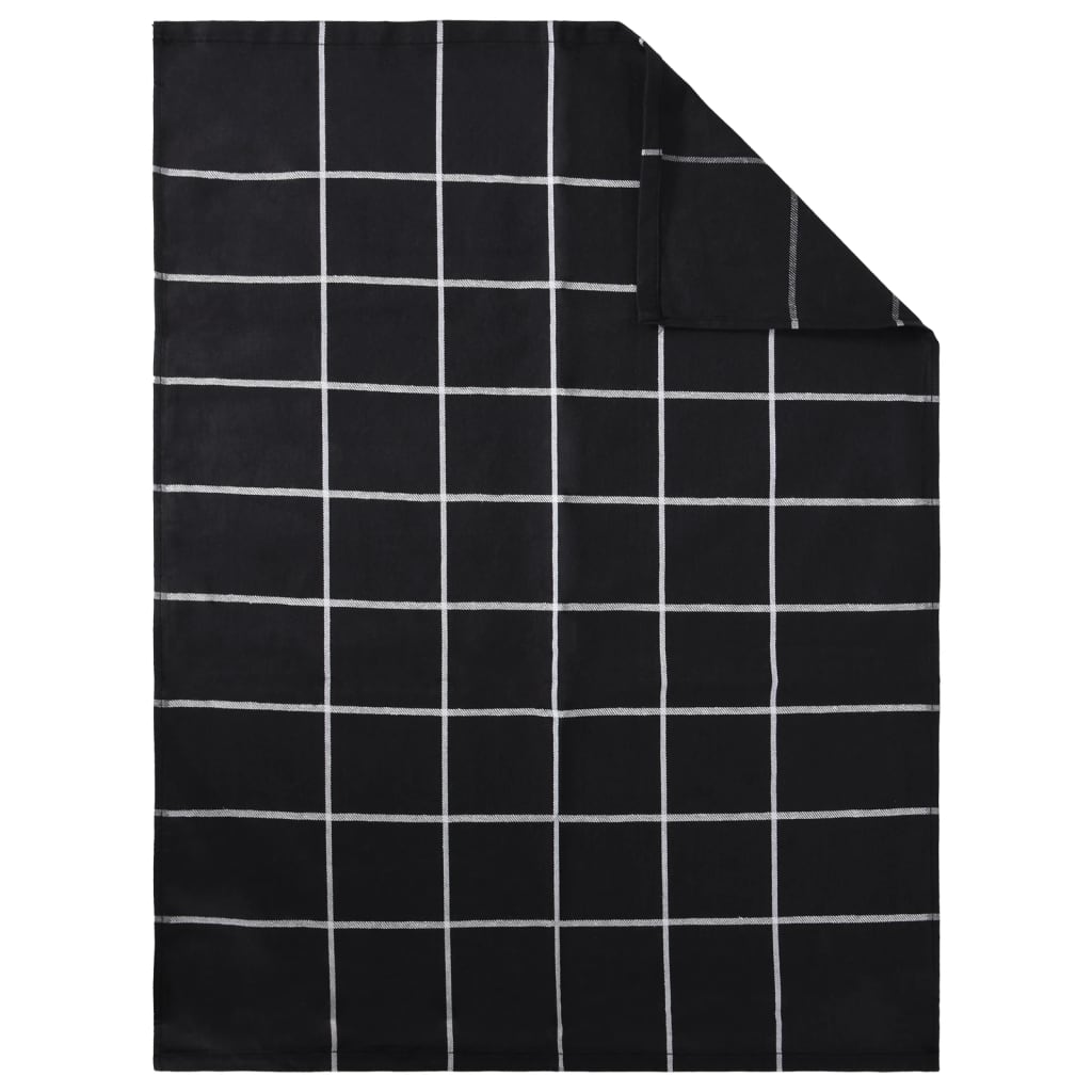 Set Strofinacci 12 pz in Cotone Nero | homemem39