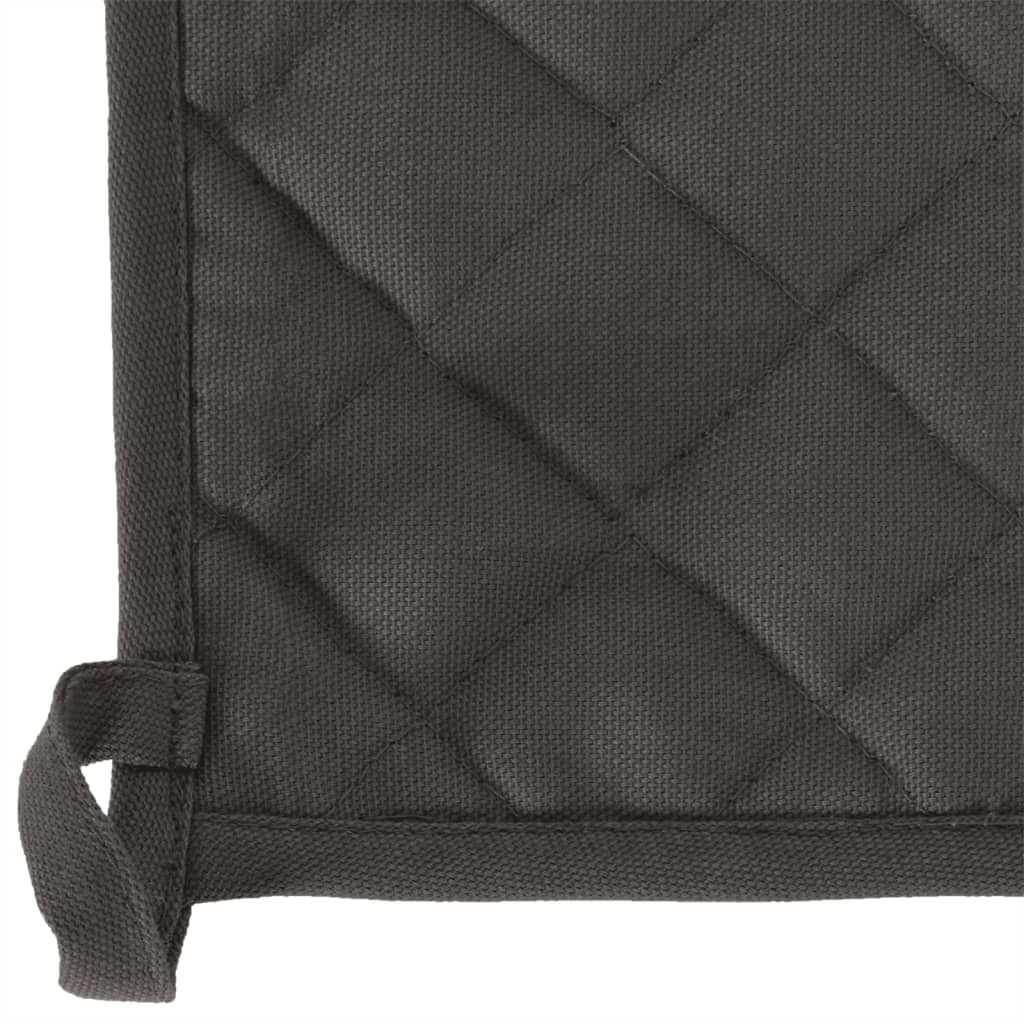 Set Strofinacci 15 pz con Guanti da Forno e Presine Cotone Nero - homemem39
