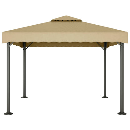 Gazebo Tortora 3x3 m Alluminio e Acciaio | homemem39