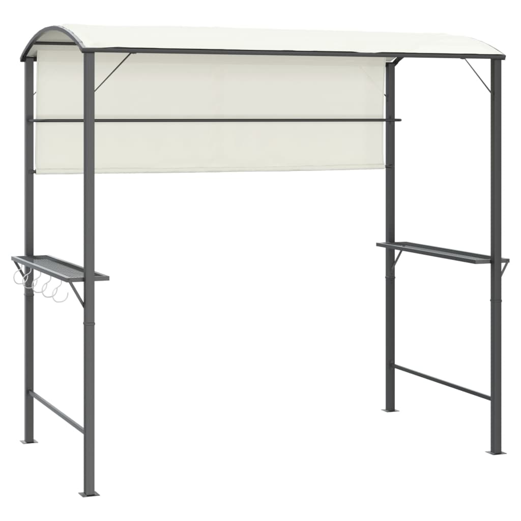 Gazebo con Tetto 220x110x200 cm Crema | homemem39