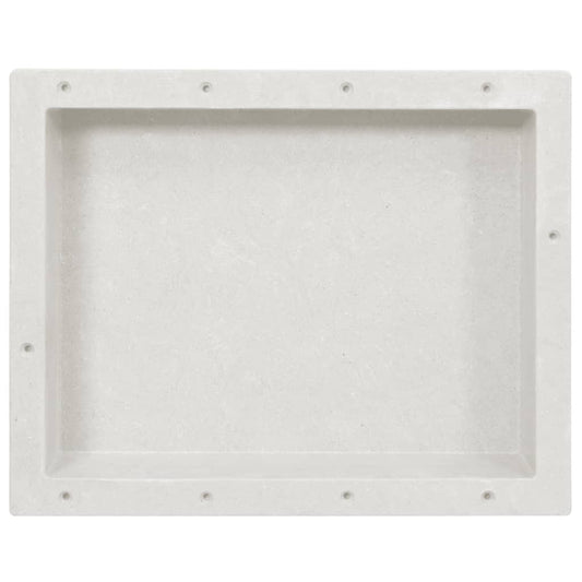 Nicchia da Doccia in Bianco Opaco 41x51x10 cm