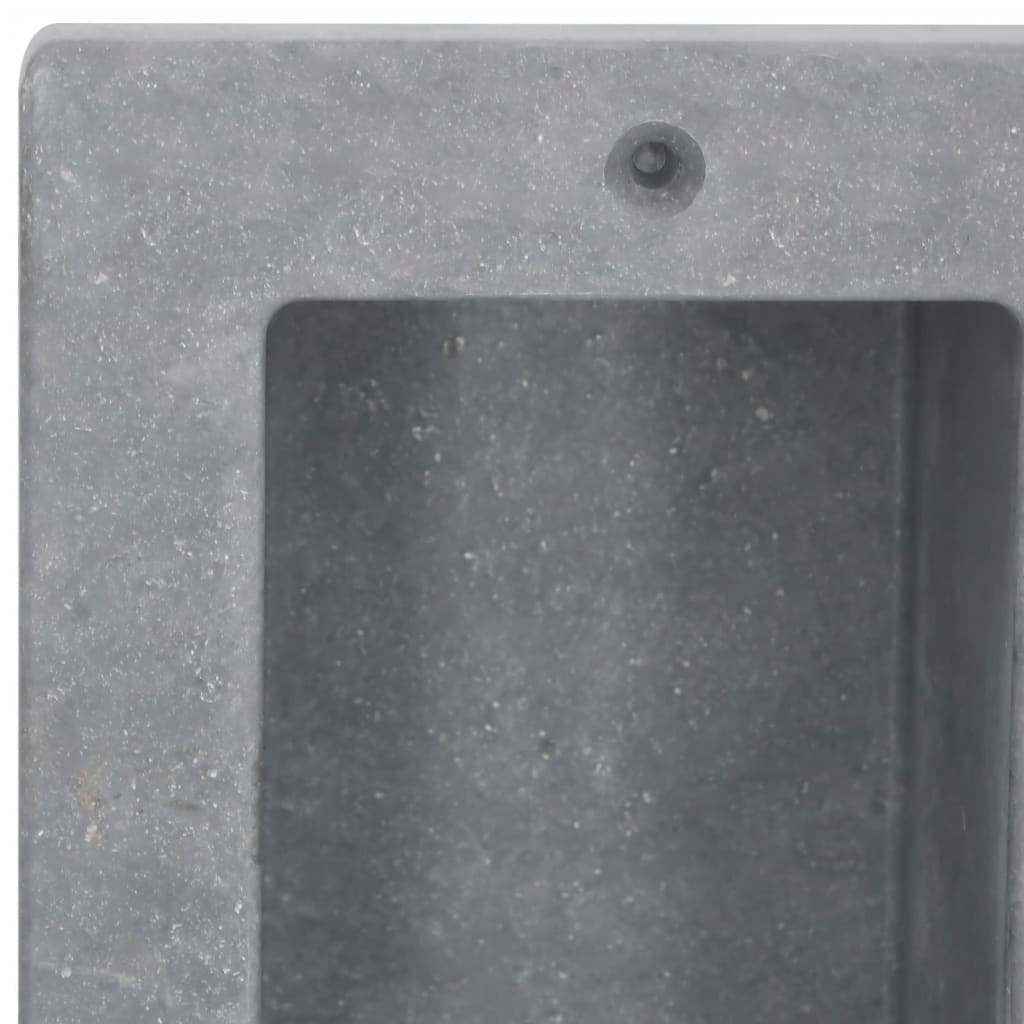 Nicchia da Doccia con 2 Scomparti Grigio Opaco 41x51x10 cm | homemem39